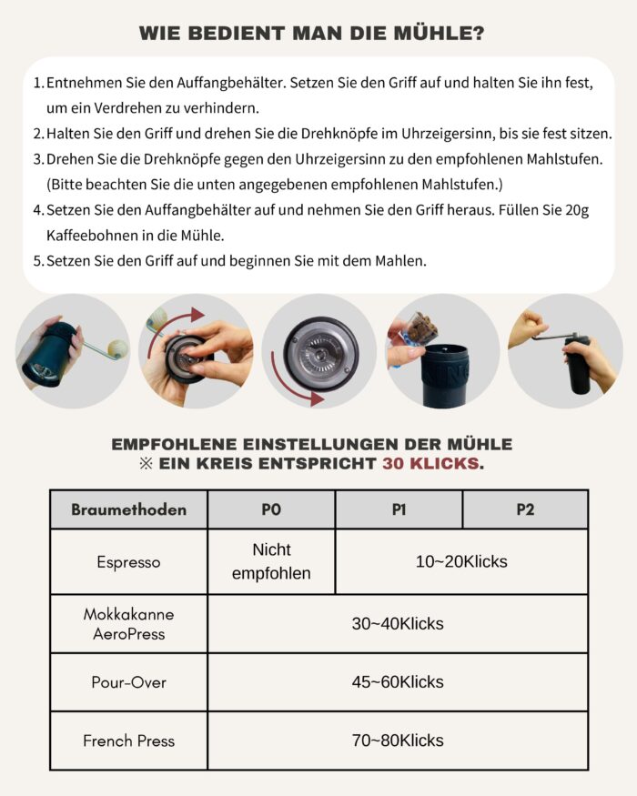 KINGrinder P2 - Handmühle - extraleicht für unterwegs - Image 7