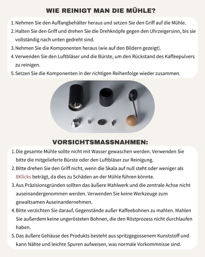 KINGrinder P2 - Handmühle - extraleicht für unterwegs - Image 8