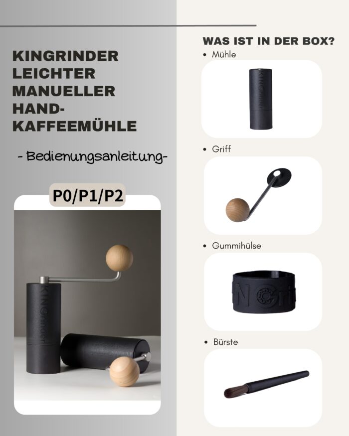 KINGrinder P2 - Handmühle - extraleicht für unterwegs - Image 6