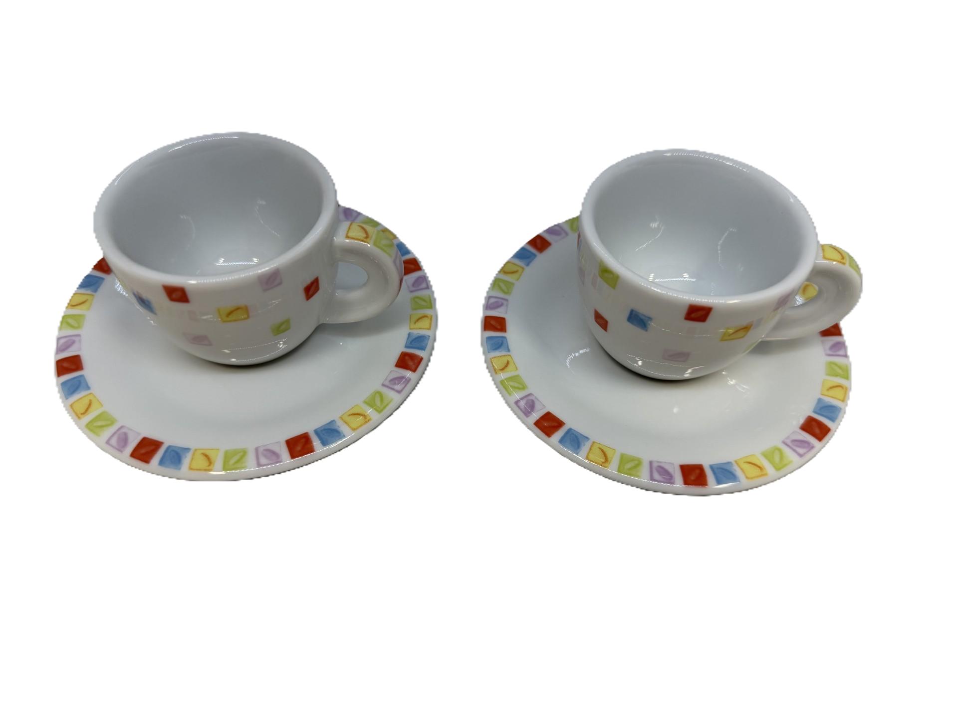 Ancap Espressotasse EDEX Coriandoli – 2er Set