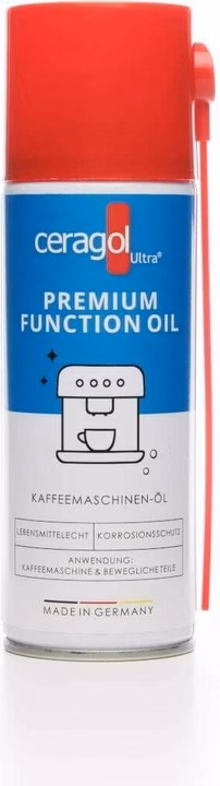 CERAGOL ultra Premium Function Oil – Lebensmittelechtes Schmieröl für Kaffeemaschinen